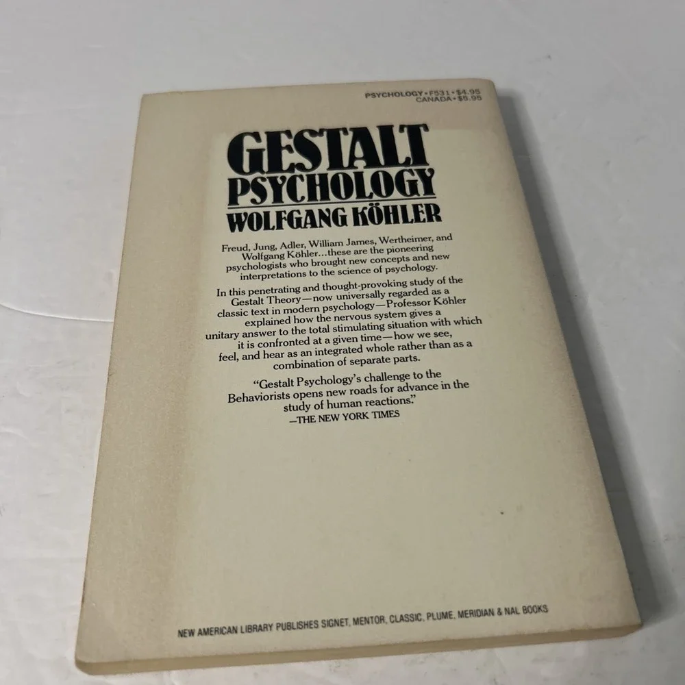 Gestalt Psychology by Kohler